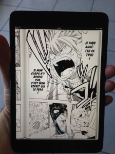 Lecture de manga sur l'iPad Mini : un format idéal !